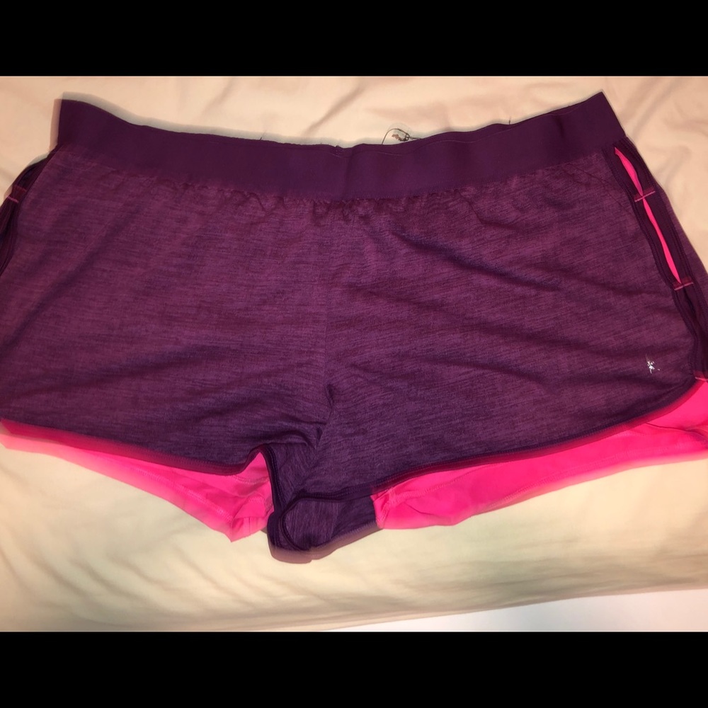 Workout athletic shorts